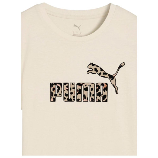 Puma Γυναικεία κοντομάνικη μπλούζα Essentials Animal Print Graphic T-Shirt